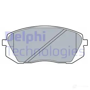 Тормозные колодки дисковые, комплект DELPHI 4DM FP 1437323208 LP3535 изображение 0