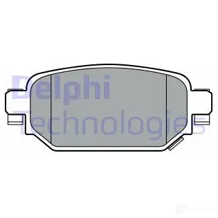 Тормозные колодки дисковые, комплект DELPHI LP3393 1424218714 LFG 12 изображение 0