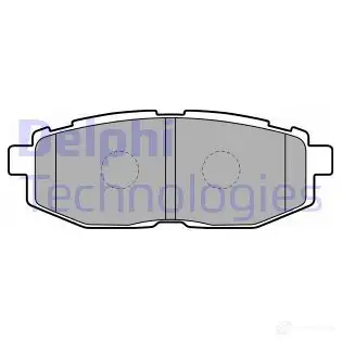 Тормозные колодки дисковые, комплект DELPHI 5012759418475 949819 LP2076 P9 LJV0
