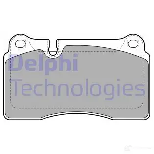 Тормозные колодки дисковые, комплект DELPHI WILFONB 949757 LP2012 240 98