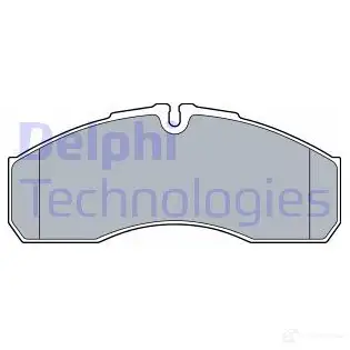 Тормозные колодки дисковые, комплект DELPHI 1XG C1 1437323138 LP3541