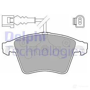 Тормозные колодки дисковые, комплект DELPHI 5012759353950 A57 DI 949652 LP1914 изображение 0