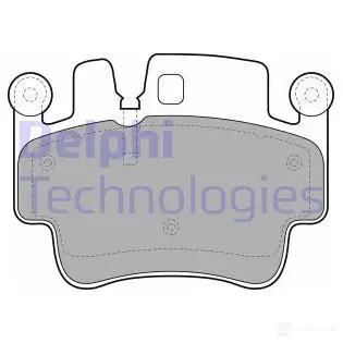 Тормозные колодки дисковые, комплект DELPHI KYS06 23 329 949739 LP1996