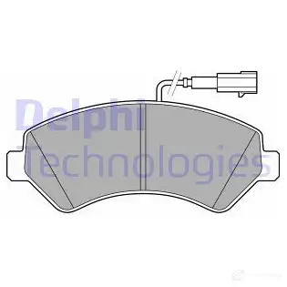 Тормозные колодки дисковые, комплект DELPHI LP3623 L HO90 1437322315