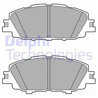 Тормозные колодки дисковые, комплект DELPHI 1437322318 6CPSB 5J LP3647