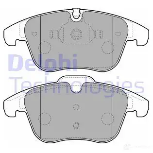 Тормозные колодки дисковые, комплект DELPHI 5012759438435 E71W 97 LP2165 949913