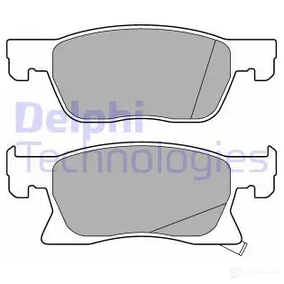 Тормозные колодки дисковые, комплект DELPHI 5012759973998 DMQL KV LP3238 950231 изображение 0