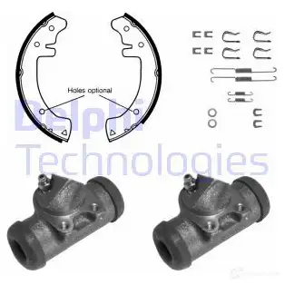 Тормозные колодки DELPHI 613 932135 3273460042225 GF S9KN7