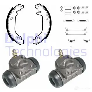 Тормозные колодки DELPHI 944079 KQYK6 V KP766 3273460135170 изображение 0