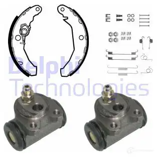 Тормозные колодки DELPHI 944060 KP734 3273460191763 LKA 9L