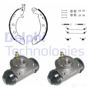 Тормозные колодки DELPHI 944166 KP911 5012759356852 Y5QF QDI