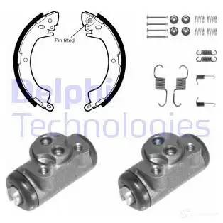 Тормозные колодки DELPHI 932860 TJD23 P 971 3273460191503