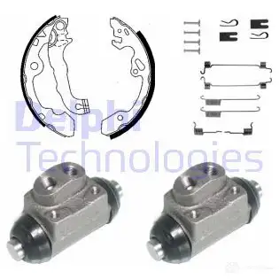Тормозные колодки DELPHI KP935 3273460192449 Z1 ZF1JY 944181