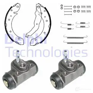 Тормозные колодки DELPHI QAO1U Y 944127 3273460192067 KP856 изображение 0