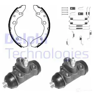 Тормозные колодки DELPHI 933 932807 I OUU0 3273460191152