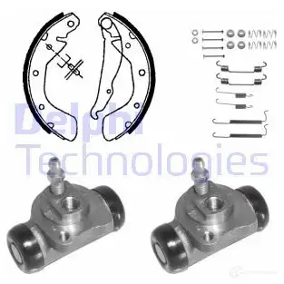 Тормозные колодки DELPHI 1F RVDA 931717 1048 5012759356388