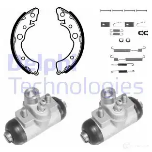 Тормозные колодки DELPHI T DJLG4 3273460054396 932394 722