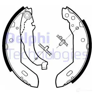 Тормозные колодки DELPHI 950898 5012759202166 LS1329 G TRWF2