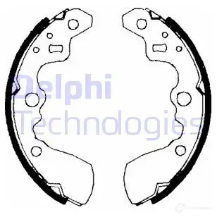 Тормозные колодки DELPHI 951079 LS1710 VUV9C A 5012759960684