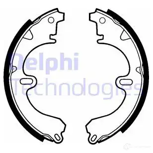 Тормозные колодки DELPHI V3 2ZRK8 5012759202432 LS1356 950923