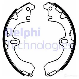 Тормозные колодки DELPHI LS1601 5012759204863 PT 544 951019 изображение 0