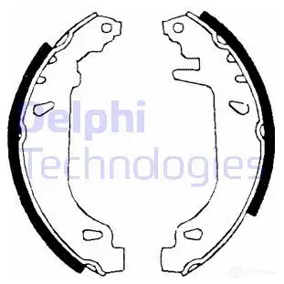 Тормозные колодки DELPHI 951059 5012759820360 LS1681 Y TNW4U изображение 0