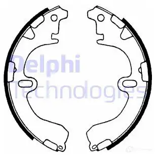Тормозные колодки DELPHI I7FN W LS1315 950886 5012759202029