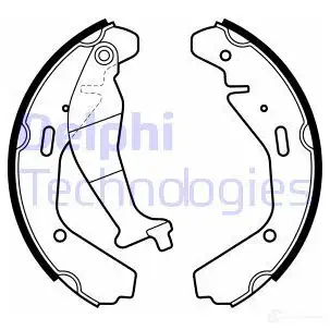 Тормозные колодки DELPHI ZEB PFPH 951261 5012759417782 LS1990