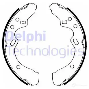 Тормозные колодки DELPHI FFXPH W LS1501 950992 5012759203866