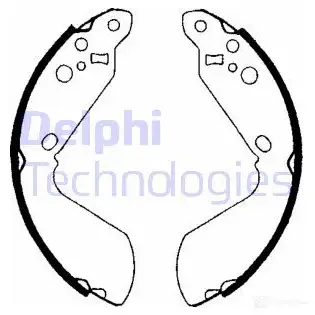 Тормозные колодки DELPHI 951051 LS1651 9 34IVY 5012759205600