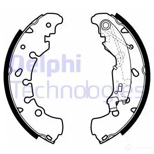 Тормозные колодки DELPHI LS1980 5012759417744 3RTB GPW 951252