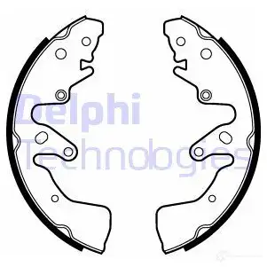 Тормозные колодки DELPHI LS2024 951294 5012759459638 Z0QPX T