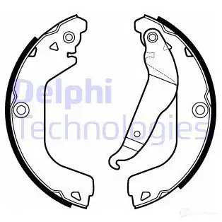 Тормозные колодки DELPHI EY R2R 951379 5012759972410 LS2123