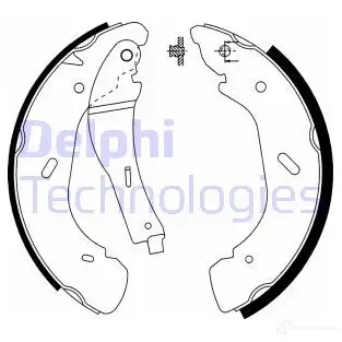 Тормозные колодки DELPHI LS1914 951197 QQ7U 26 5012759231685