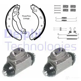 Тормозные колодки DELPHI KP898 944155 3273460192265 W 2BXLT