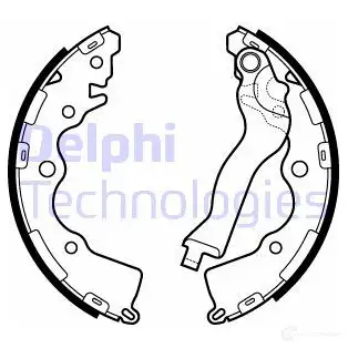 Тормозные колодки DELPHI 951366 LS2110 5012759969403 D 81QO