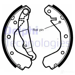 Тормозные колодки DELPHI 950865 5012759201626 M5 HLAO LS1292