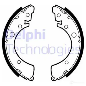 Тормозные колодки DELPHI LS1332 JPF GG 950901 5012759202197 изображение 0