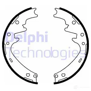 Тормозные колодки DELPHI LS1751 951102 DC ACC 5012759061466