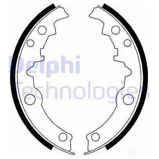 Тормозные колодки DELPHI LS1794 X5 9JY 951117 5012759072370