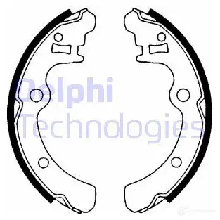 Тормозные колодки DELPHI LS1472 5012759203576 950986 D 59662K