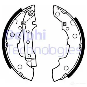 Тормозные колодки DELPHI 9V DPN 950947 5012759053140 LS1392