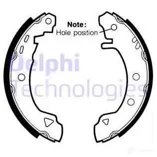 Тормозные колодки DELPHI 5012759203194 3E I8IF LS1434 950967