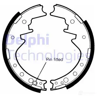 Тормозные колодки DELPHI 5012759202227 LS1335 EJ5A S 950904
