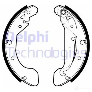Тормозные колодки DELPHI 951274 5012759432655 LS2004 2PQW Y9