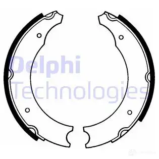 Тормозные колодки DELPHI LS1103 5012759200506 950771 7FY KH2G изображение 0