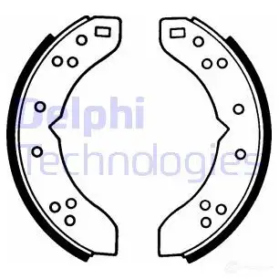 Тормозные колодки DELPHI 5XNR7 0 LS1032 950746 5012759200155