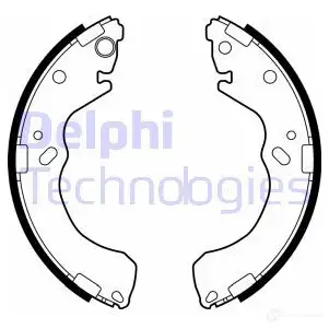 Тормозные колодки DELPHI 3 P5FOEL 951168 5012759160602 LS1877