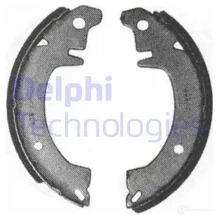 Тормозные колодки DELPHI 950769 3273460057687 LS1101 CZXP2 B