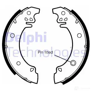 Тормозные колодки DELPHI 5012759201701 3VB 4UPY LS1303 950875
